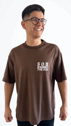 Camisa Oversized - Marrom